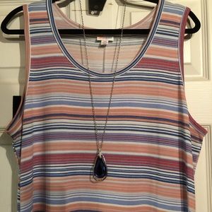 LuLaRoe 2x Dani with necklace and earring set